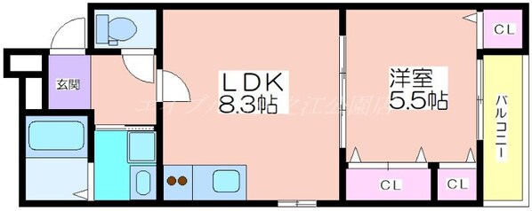 フジパレス住吉大領の物件間取画像